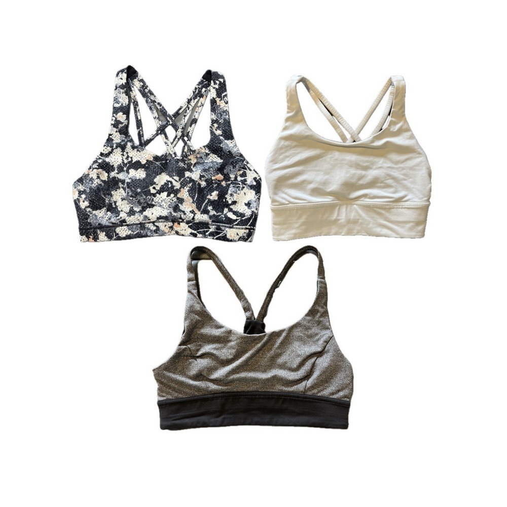 Lululemon Set Of 3 Criss Cross Back‎ Size 4
